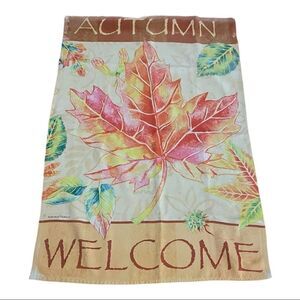 Autumn Decorative Flag Andrea Tachiera Artist Signed 🍁